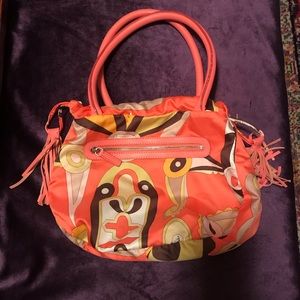 Pucci Silk/Leather Purse